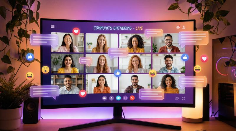 17c视频社区互动场景